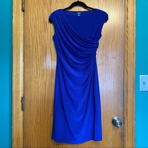 Royal Blue Chaps Formal Dress